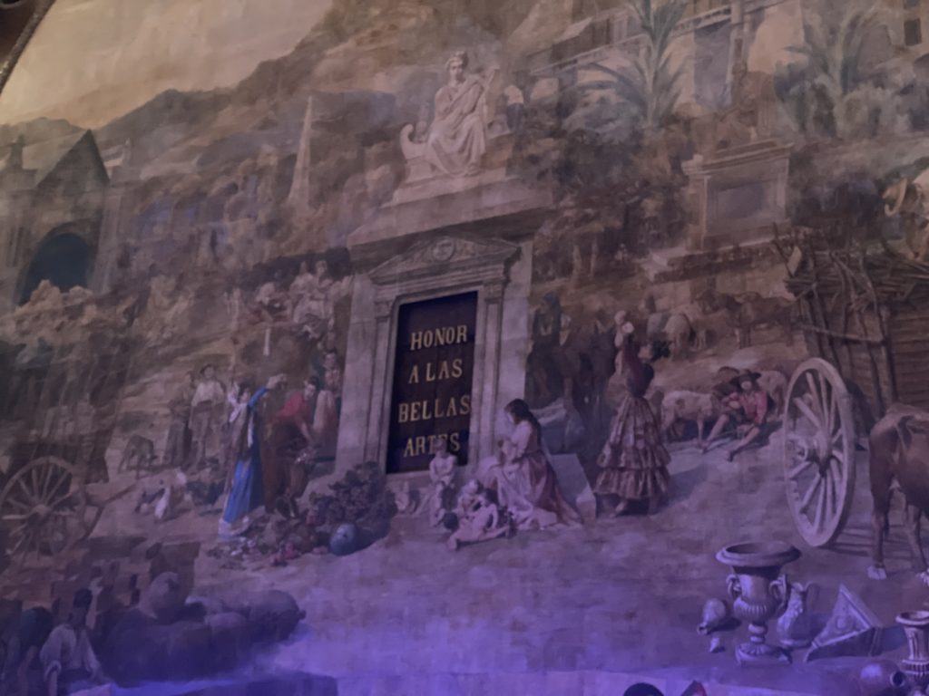 Teatro Cervantes mennyezete